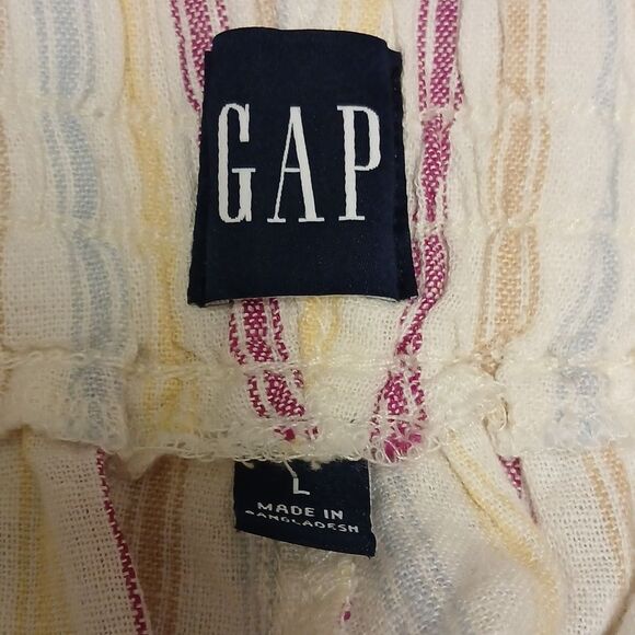 GAP Women's Striped Shorts - Cream and Red, Blue And Yellow. Size S. NWT - Picture 9 of 11